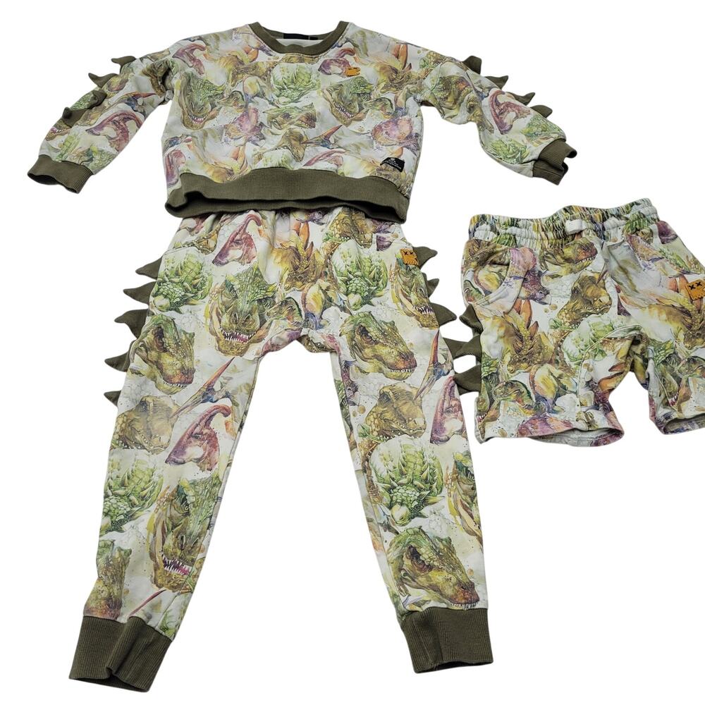 Rock your kid baby dinosaur Traissic bundle set Dino spiked 7